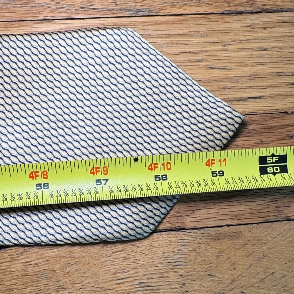 Graham & Lockwood Tan and Black Patterned Tie